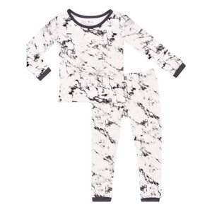 NWT Kyte Charcoal Marble Pj Set